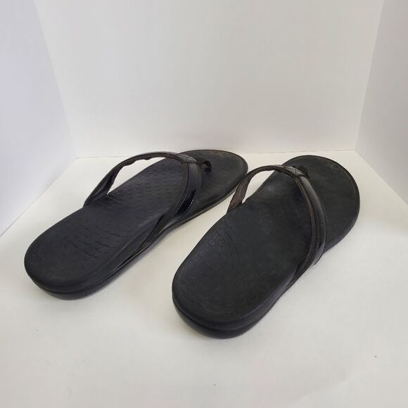 Vionic Tide ll Post Sandal with Arch Support Black Size 10 or 10.5 - Picture 11 of 12